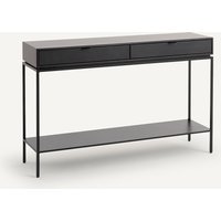 Réalto Metal & Leather Console Table