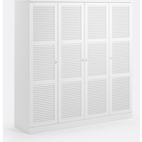 Mayor 4-Door Solid Pine Wardrobe