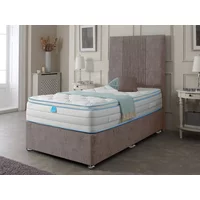 Willow and Eve Bed Co. Thermacool Gel Pocket 2000 Pillowtop 3ft Single Divan Bed