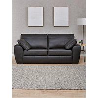 Very Home Sona 3 Seater Leather Sofa
