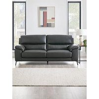 Very Home Lesta 3 Seater Leather Sofa