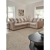 Very Home Havana Fabric Right Hand Double Arm Corner Group - Fsc Certified