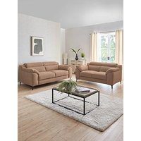 Very Home Livorno 3 + 2 Seater Fabric Sofa Set (Buy &Amp; Save!)