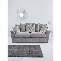 Very Home Kingston Fabric 3 Seater Scatter Back Sofa