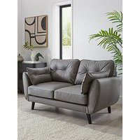 Very Home Paulo Faux Leather 2 Seater Standard Back Sofa - Fsc&Reg; Certified