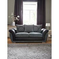 Danube Fabric/Faux Leather 2 Seater Sofa - Fsc&Reg; Certified