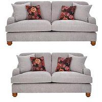 Very Home Millie 3 Seater + 2 Seater Fabric Sofa Set (Buy And Save!)