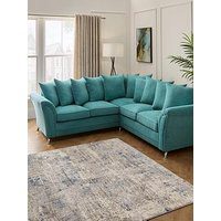 Very Home Dury Scatterback Corner Group Sofa - Teal - Fsc&Reg; Certified