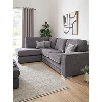 Very Home Minc Fabric Left Hand Corner Chaise Sofa