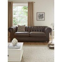 Very Home New Bakerfield 3 Seater Leather/Faux Leather Sofa