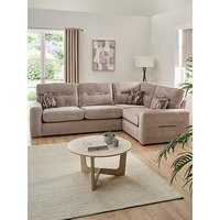 Very Home Melrose Right Hand Fabric Corner Chaise Sofa