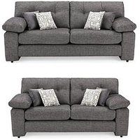 Very Home Megan 3 + 2 Seater Fabric Sofa Set