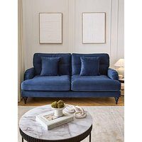 Very Home Victoria 3 Seater Fabric Sofa - Navy - Fsc&Reg; Certified