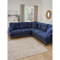 Very Home Victoria Fabric Corner Group Sofa - Navy - Fsc&Reg; Certified