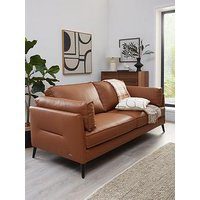 Very Home New Sasha 2 Seater Leather/Faux Leather Sofa