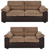 Armstrong 3 + 2 Seater Sofa Set (Buy &Amp; Save!) - Brown - Fsc&Reg; Certified